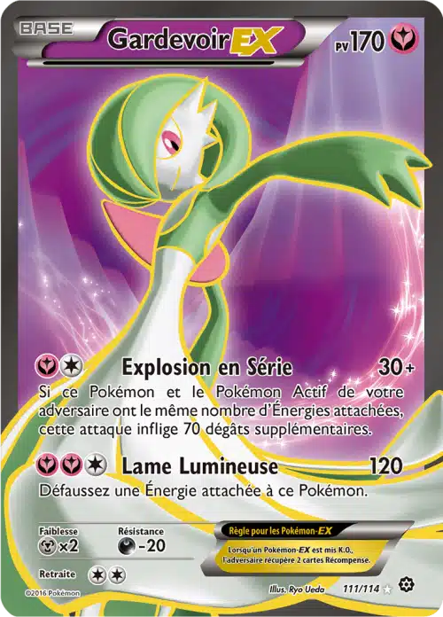 Gardevoir EX FA 111/114 – Offensive Vapeur – Pokemon FR 2016
