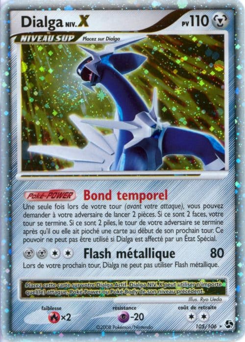 Dialga Niv X 105/106 – Duels au Sommet – Pokemon FR 2008
