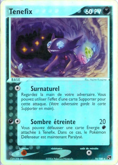 Tenefix reverse 10/100 – Tempete de sable – Pokemon FR 2004