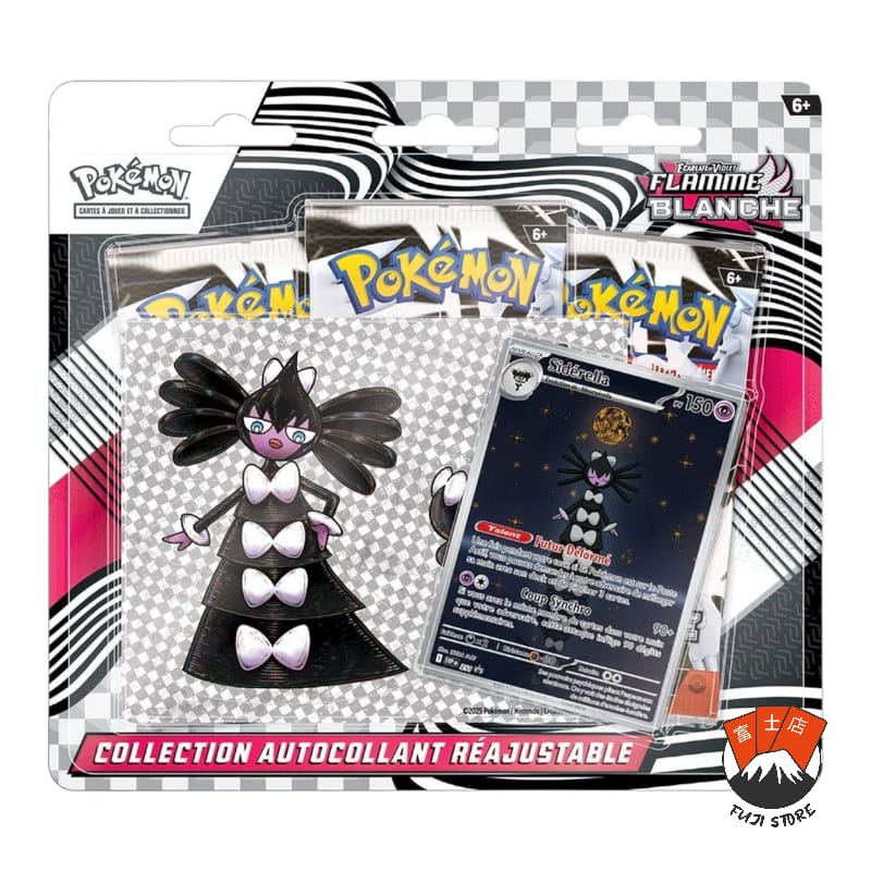 Tripack Flamme Blanche Collection Autocollant -  ev10.5 - Pokemon Francais 2025