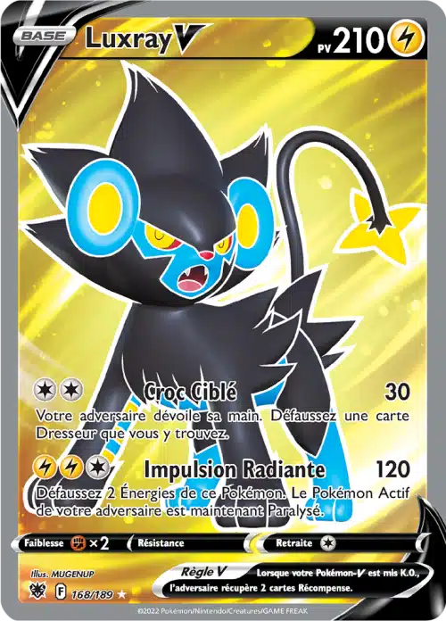 Luxray V FA 168/189 – Astres Radieux – Pokemon FR 2022