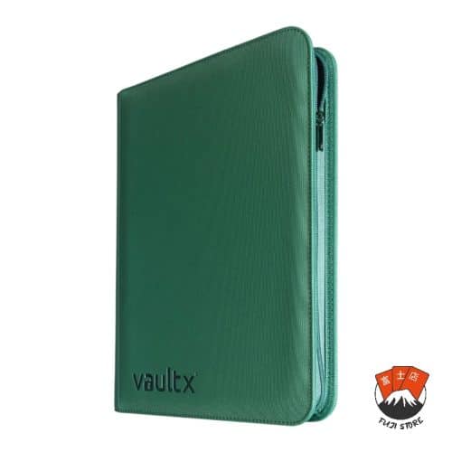 Classeur Metallic Vert  Vaultx 160 cartes – 2 par 2 – protection – Pokemon