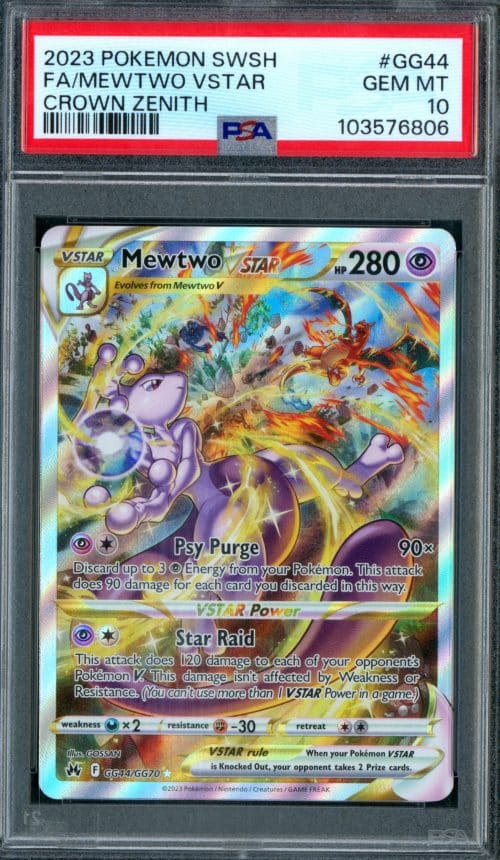 MEWTWO VSTAR GG44/GG70 PSA 10 – POKEMON US 2023