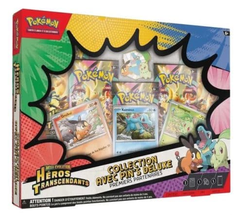Coffret Pin Deluxe Heros Transcendants – ME2.5 – Francais 2026 Pokemon