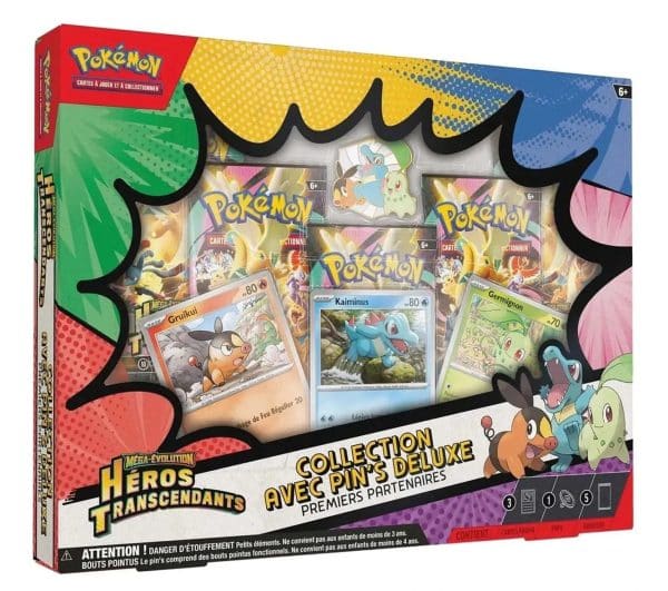 Coffret Pin Deluxe Heros Transcendants - ME2.5 - Francais 2026 Pokemon