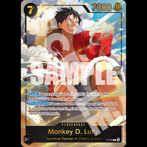 MONKEY D. LUFFY P-075 – JAPAN EXPO – ONE PIECE FR 2025