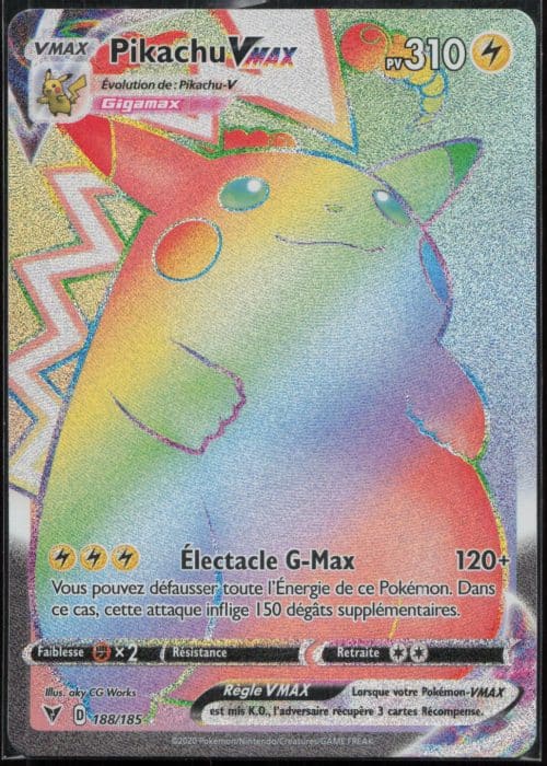 PIKACHU VMAX 188/185 – EB4 – POKEMON FR 2020