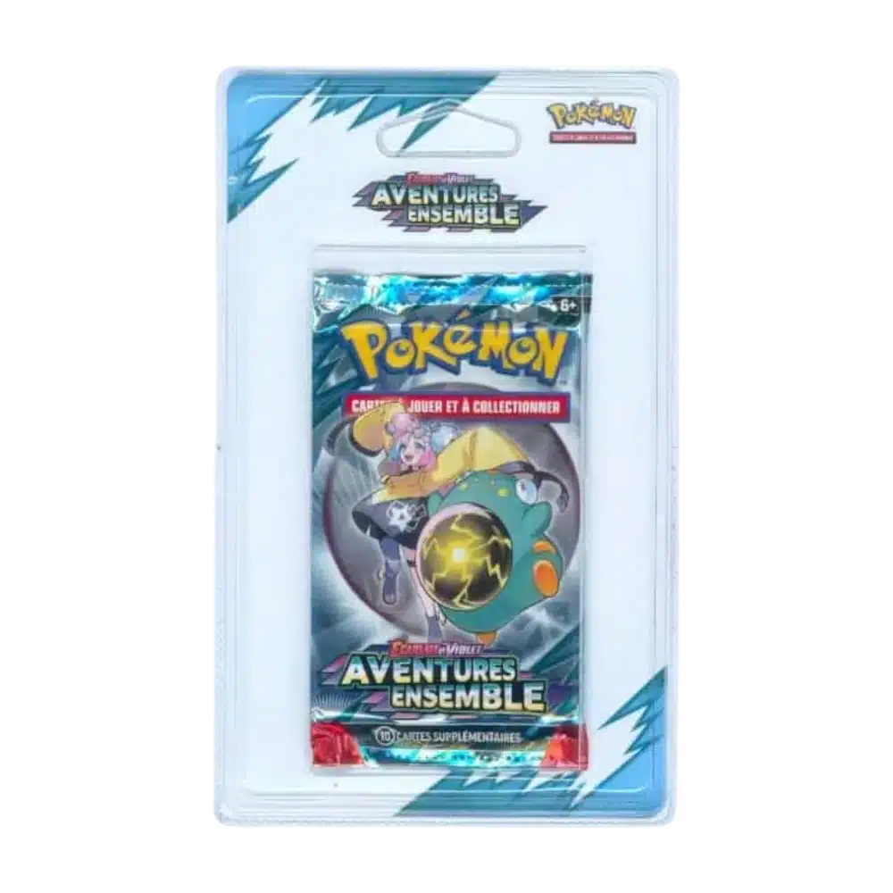 BOOSTER BLISTER AVENTURES ENSEMBLE PLASTIQUE - EV9 - FRANCAIS 2025 POKEMON