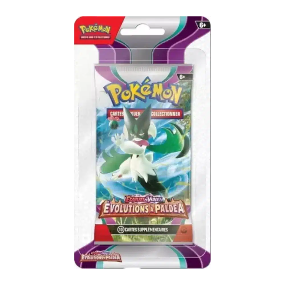 BOOSTER BLISTER EVOLUTIONS A PALDEA - EV2 - FRANCAIS 2023 POKEMON