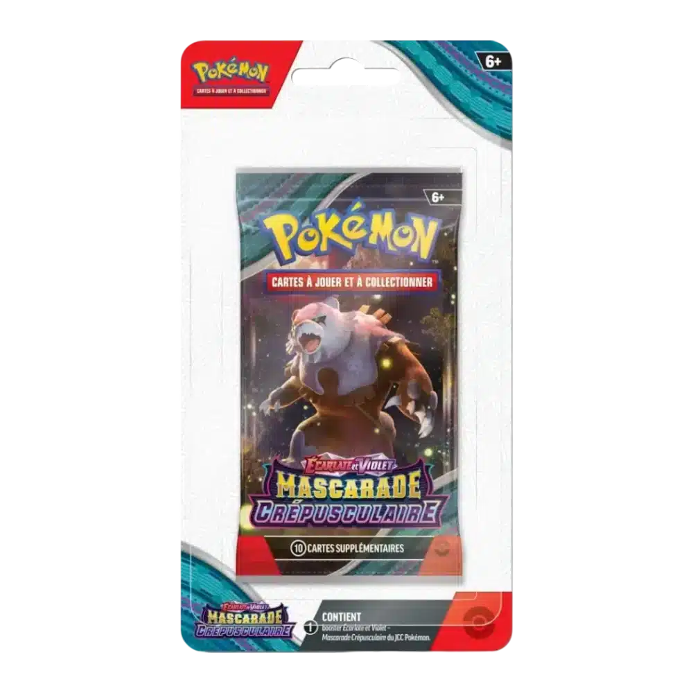BOOSTER BLISTER MASCARADE CREPUSCULAIRE - EV6 - FRANCAIS 2024 POKEMON