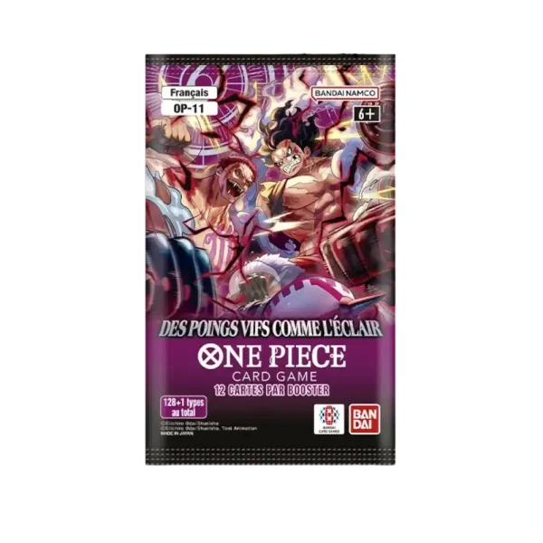 BOOSTER DES POINGS VIFS COMME L’ECLAIR – OP-11 – FRANCAIS 2025 ONE PIECE