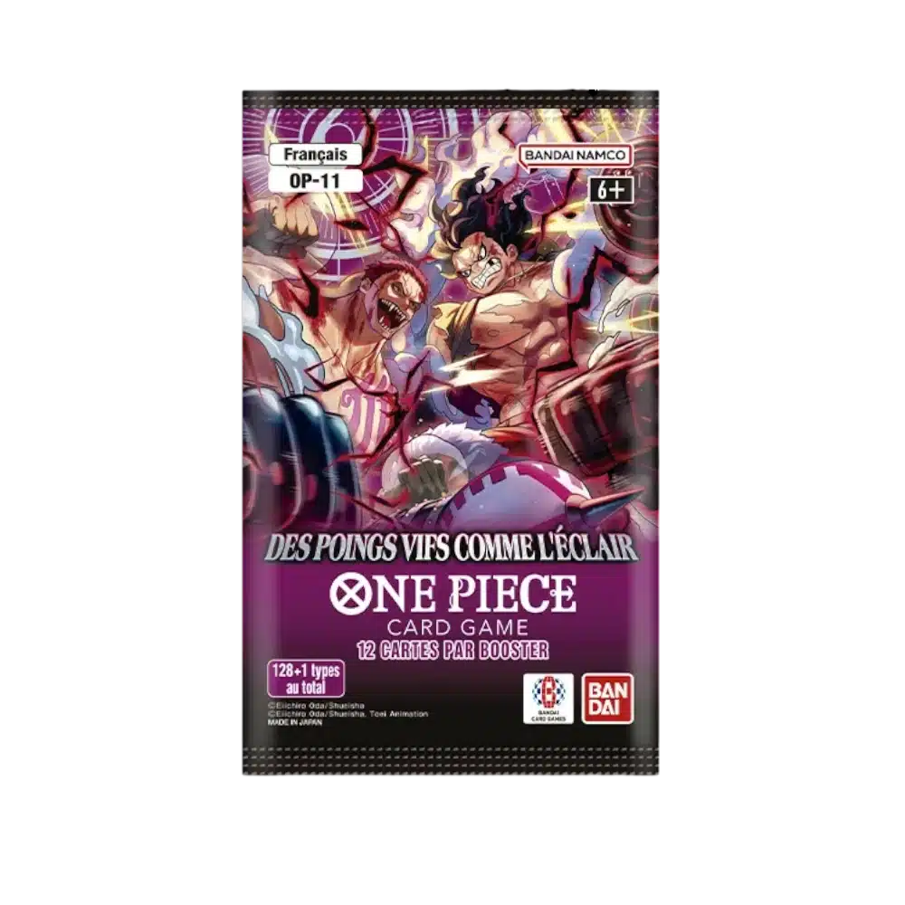 BOOSTER DES POINGS VIFS COMME L'ECLAIR - OP-11 - FRANCAIS 2025 ONE PIECE