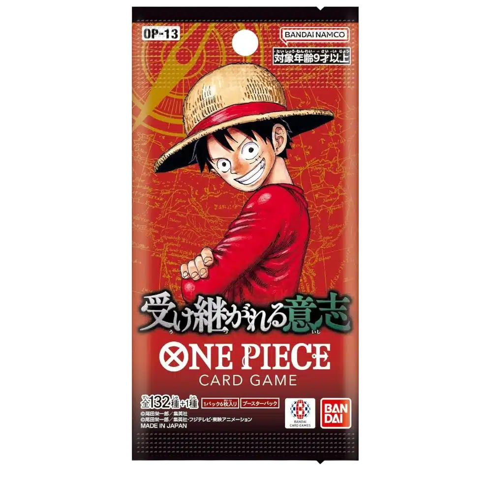 BOOSTER CARRYING ON HIS WILL - OP-13 - JAPONAIS 2025 ONE PIECE