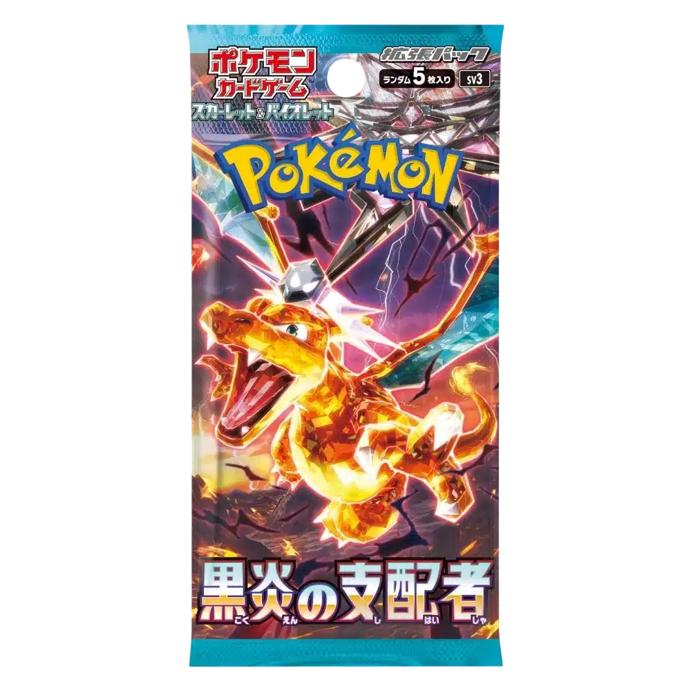 BOOSTER RULER OF THE BLACK FLAME - SV3 - JAPONAIS 2023 POKEMON