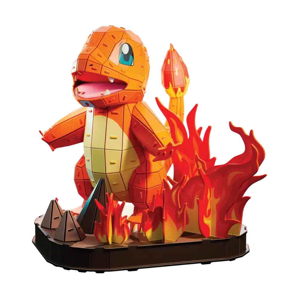COFFRET SALAMECHE FIGURINE - 4D BUILD - POKEMON