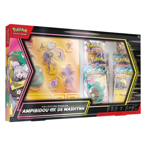 COFFRET AMPIBIDOU EX DE MASHYNN – ECARLATE ET VIOLET – FRANCAIS 2025 POKEMON