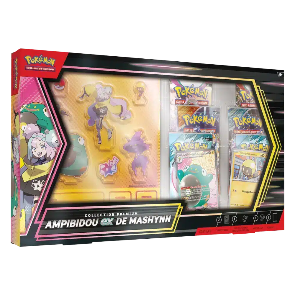 COFFRET AMPIBIDOU EX DE MASHYNN - ECARLATE ET VIOLET - FRANCAIS 2025 POKEMON
