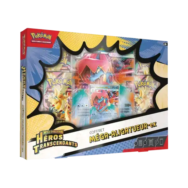 COFFRET MEGA ALIGATUEUR – HEROS TRANSCENDANTS ME2.5 – FRANCAIS 2026 POKEMON
