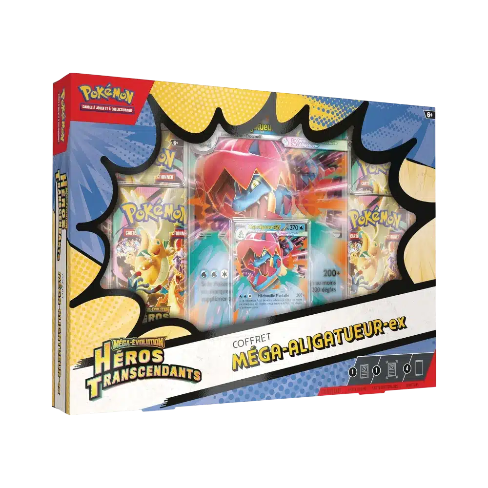 COFFRET MEGA ALIGATUEUR - HEROS TRANSCENDANTS ME2.5 - FRANCAIS 2026 POKEMON