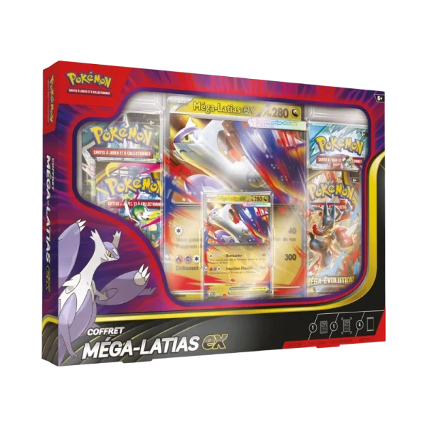 COFFRET MEGA LATIAS – MEGA EVOLUTION ME01 – FRANCAIS 2025 POKEMON