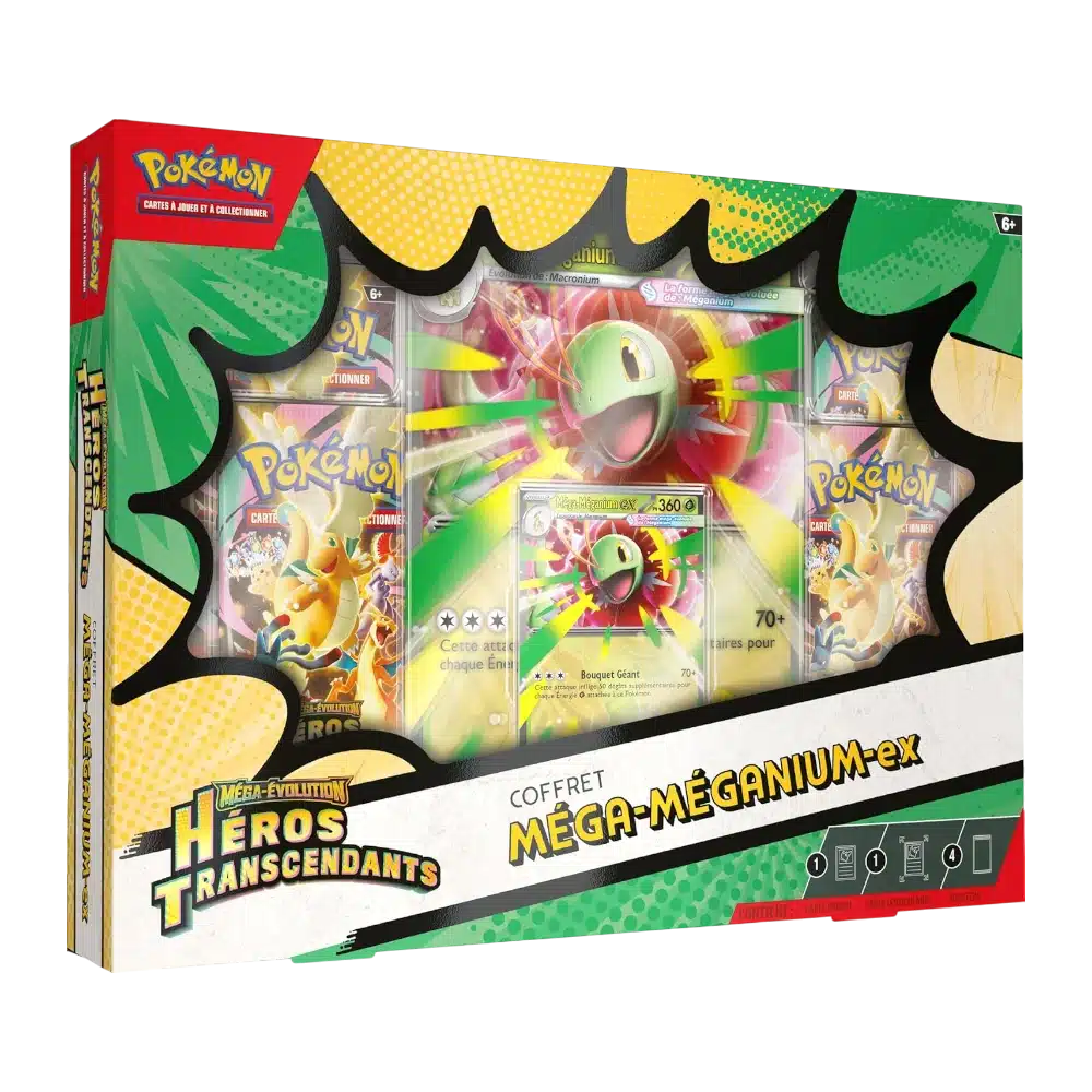 COFFRET MEGA MEGANIUM - HEROS TRANSCENDANTS ME2.5 - FRANCAIS 2026 POKEMON