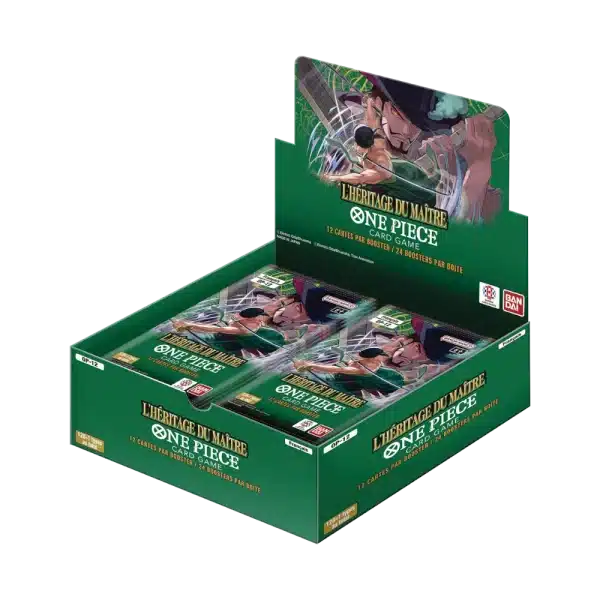 DISPLAY L&rsquo;HERITAGE DU MAITRE – OP-12 – FRANCAIS 2025 ONE PIECE