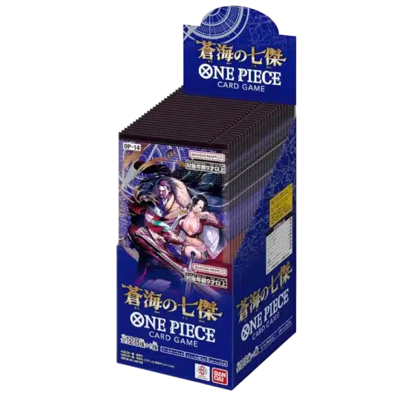 DISPLAY SEVEN WARLORDS OF THE SEA – OP-14 – JAPONAIS 2025 ONE PIECE