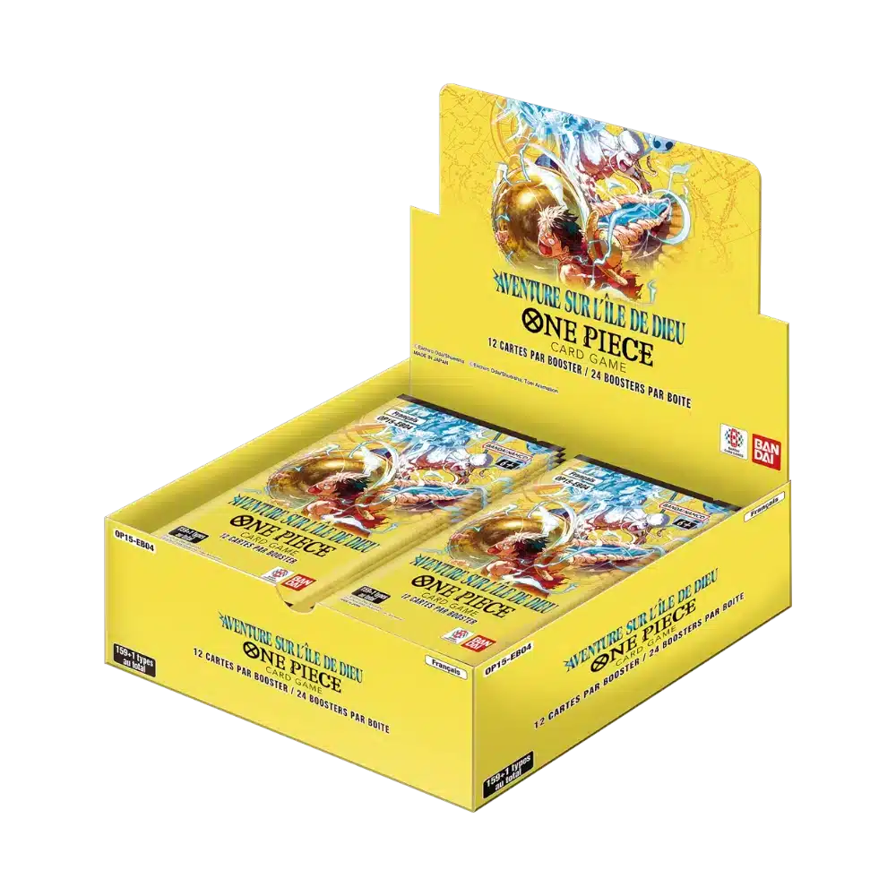 DISPLAY AVENTURE SUR L'ILE DE DIEU - OP-15 - FRANCAIS 2026 ONE PIECE