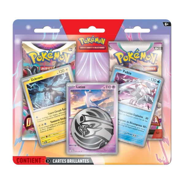 DUOPACK ZEKROM LATIOS PALKIA – EB11 EV2 – FRANCAIS 2024 POKEMON
