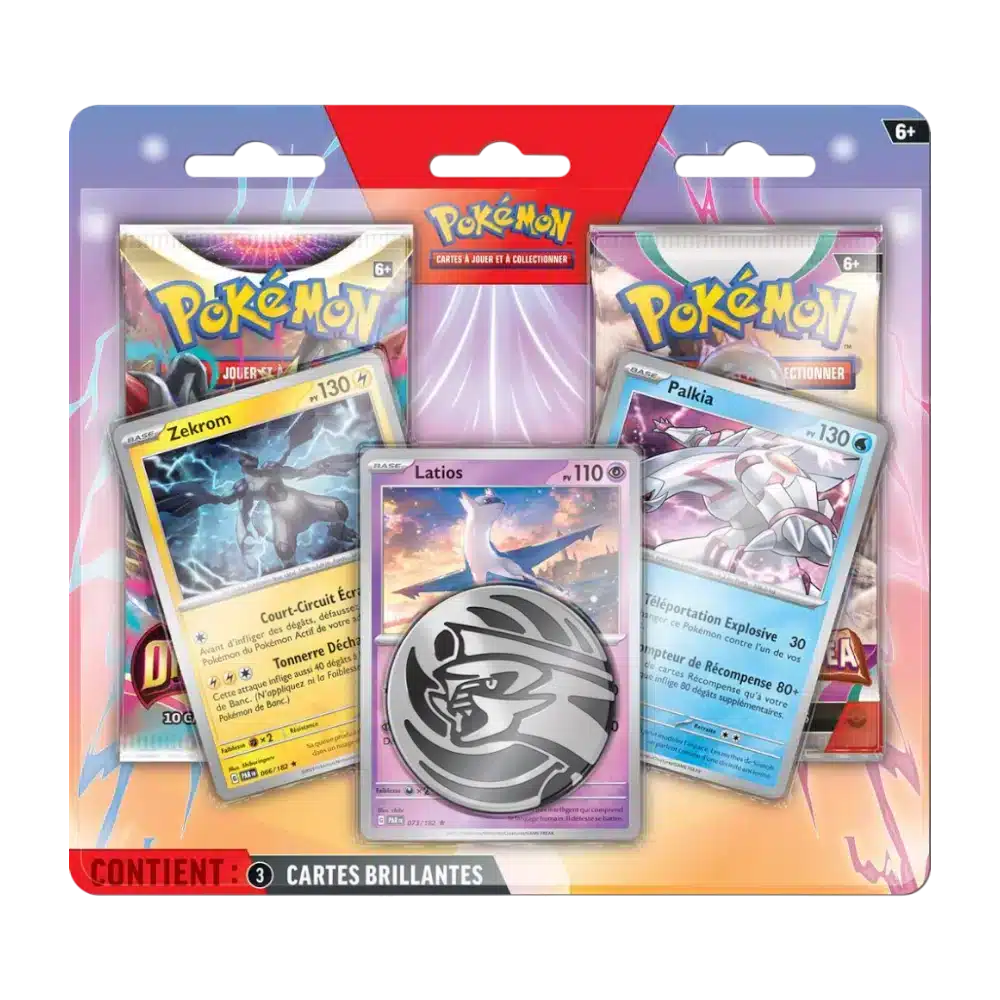 DUOPACK ZEKROM LATIOS PALKIA - EB11 EV2 - FRANCAIS 2024 POKEMON