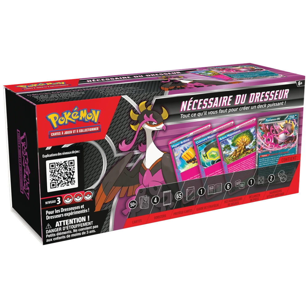 KIT NECESSAIRE DU DRESSEUR FAVIANOS EX - MEGA EVOLUTION - FRANCAIS 2025 POKEMON