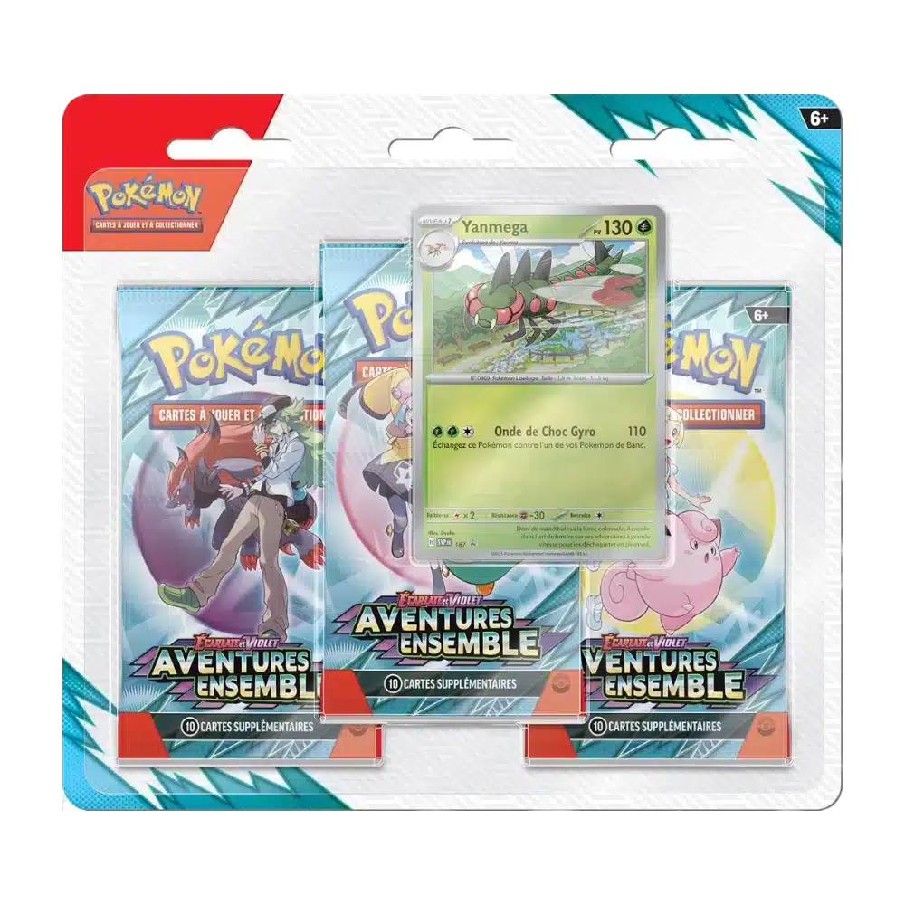 TRIPACK AVENTURES ENSEMBLE - EV9 - FRANCAIS 2025 POKEMON