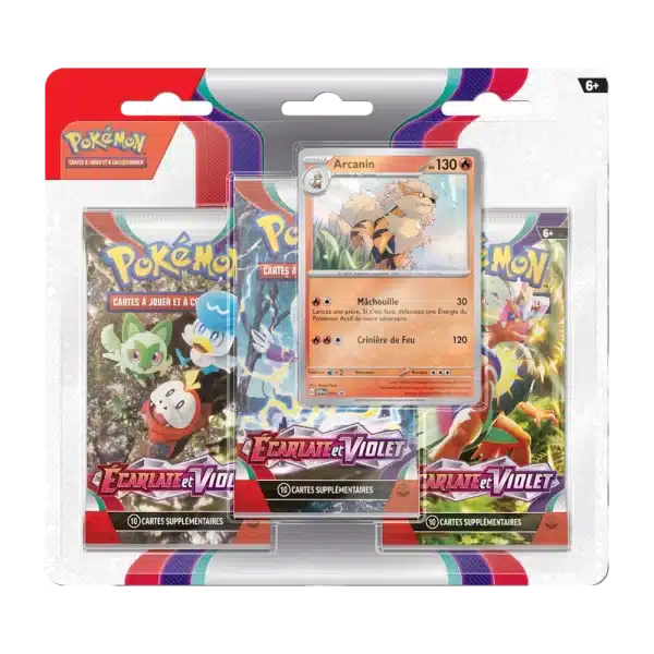 TRIPACK ECARLATE ET VIOLET – EV1 – FRANCAIS 2023 POKEMON