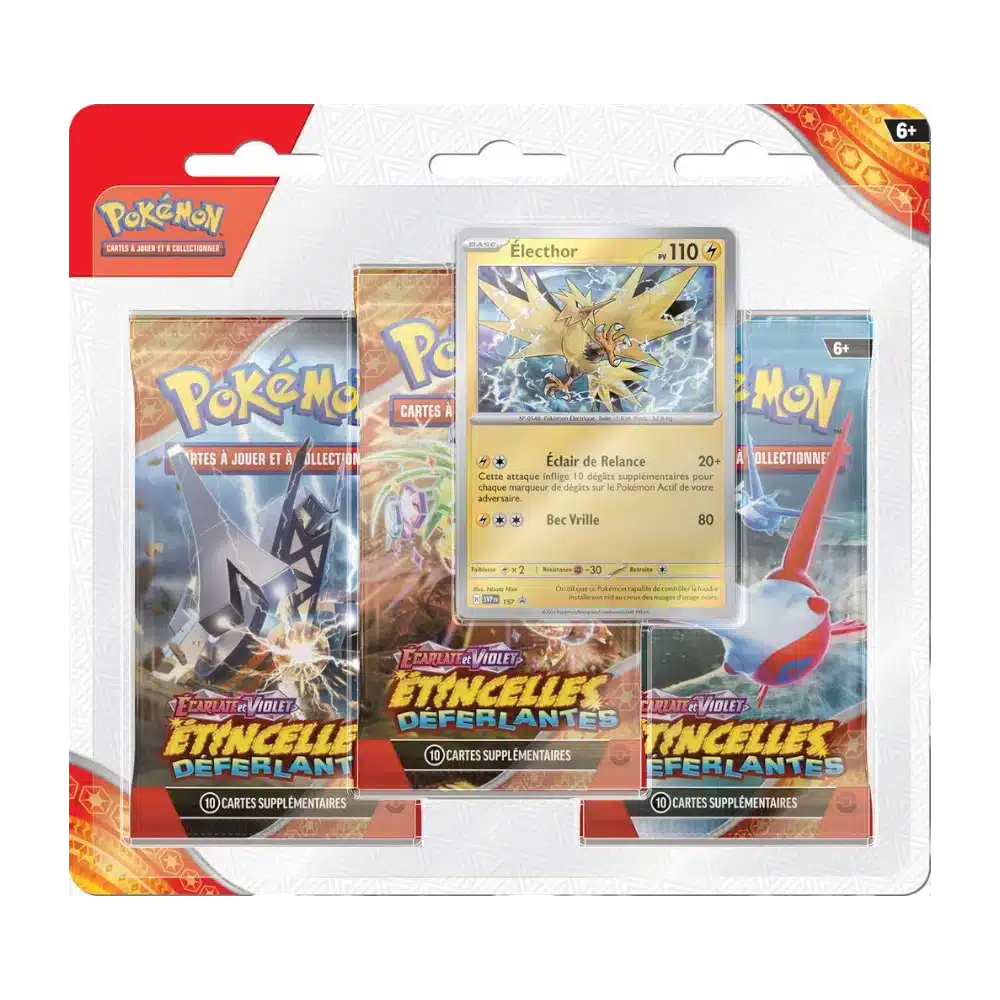 TRIPACK ETINCELLES DEFERLANTES - EV8 - FRANCAIS 2024 POKEMON