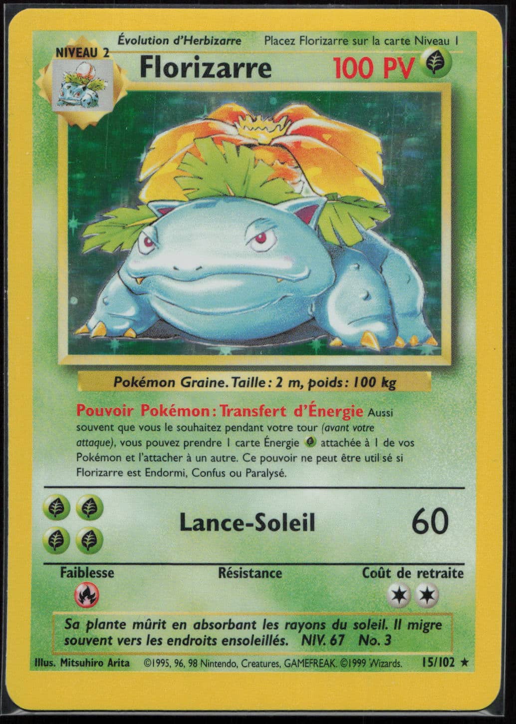 Florizarre-Holo-15-102-Set-De-Base-Pokemon-Fr-1999-Excellent-Fuji-Store