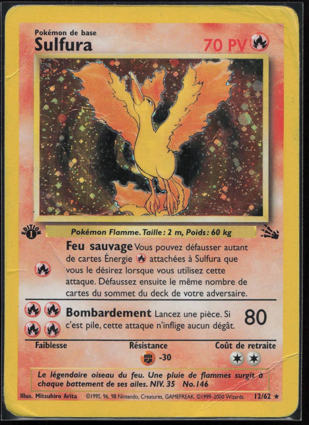 Sulfura-Holo-Ed1-12-62-Fossile-Pokemon-Fr-2000-Poor-Fuji-Store
