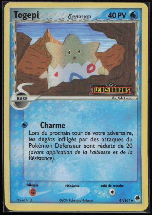 TOGEPI REVERSE 41/101 – ILE DES DRAGONS – POKEMON FR 2007