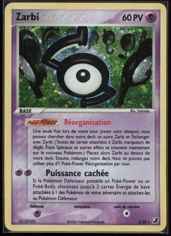 ZARBI HOLO S-28 – FORCES CACHEES – POKEMON FR 2006