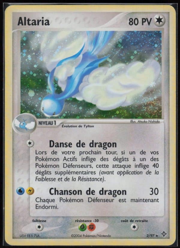 ALTARIA HOLO 2/97 – DRAGON – POKEMON FR 2004