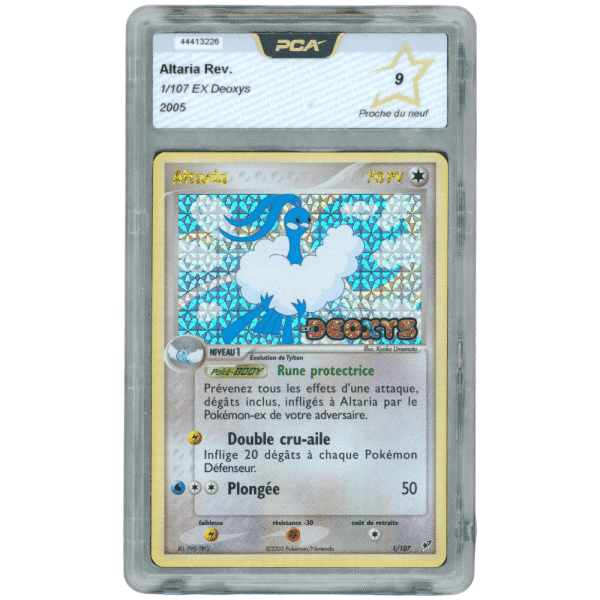 ALTARIA REVERSE 1/107 PCA 9 – DEOXYS – POKEMON FR 2005