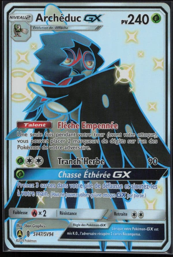 ARCHEDUC GX SV47/SV94 – DESTINEES OCCULTES – POKEMON FR 2019