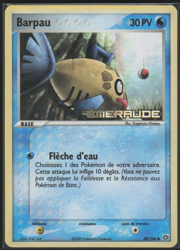 BARPAU REVERSE 50/106 – EMERAUDE – POKEMON FR 2005
