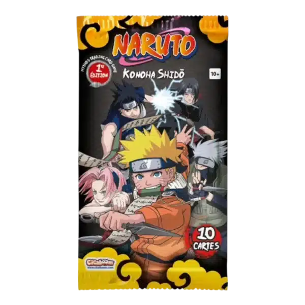 BOOSTER KONOHA SHIDO 1ST ED – SET 1 – FRANCAIS 2026 NARUTO MYTHOS