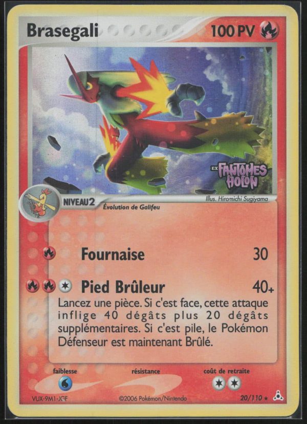 BRASEGALI REVERSE 20/110 – FANTOMES HOLON – POKEMON FR 2006