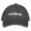 casquette-pokemon-gris-argent-effet-dechire-fuji-store (1) CASQUETTE GRIS ARGENT - EFFET DECHIRE - POKEMON