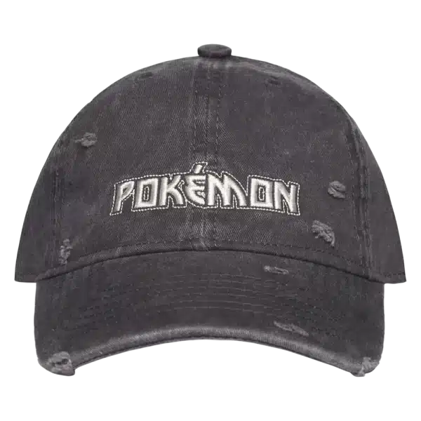 CASQUETTE GRIS ARGENT – EFFET DECHIRE – POKEMON