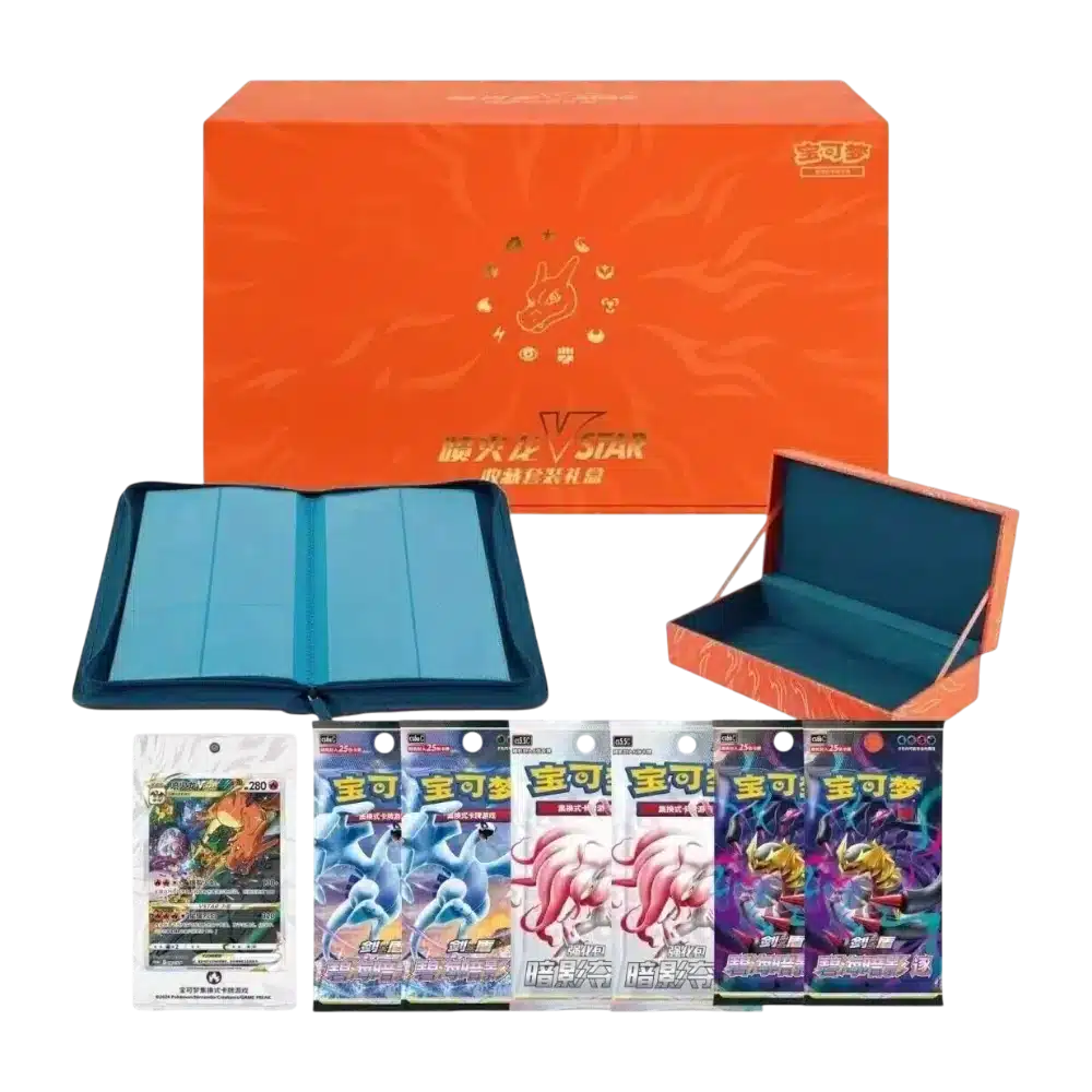 DRACAUFEU VSTAR COLLECTION GIFT BOX - CHINOIS 2024 POKEMON