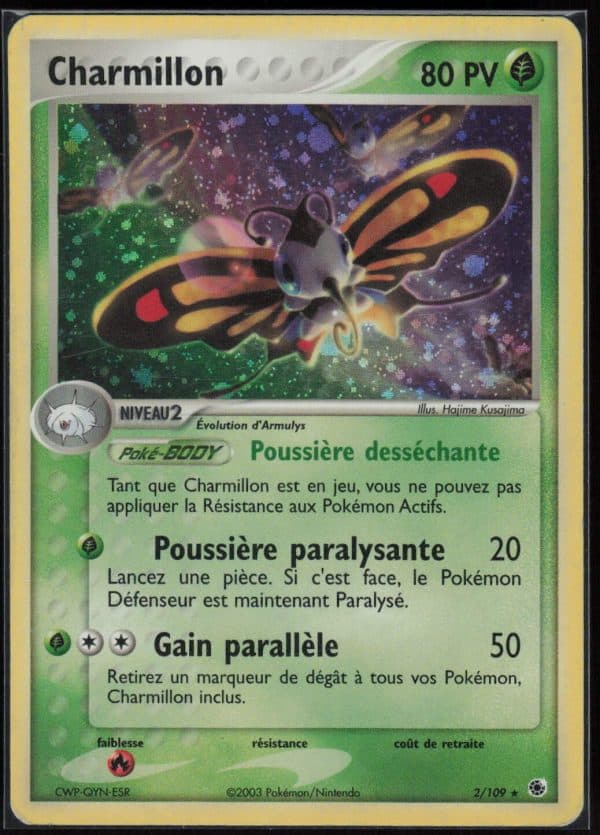 CHARMILLON HOLO 2/109 – RUBIS ET SAPHIR – POKEMON FR 2003