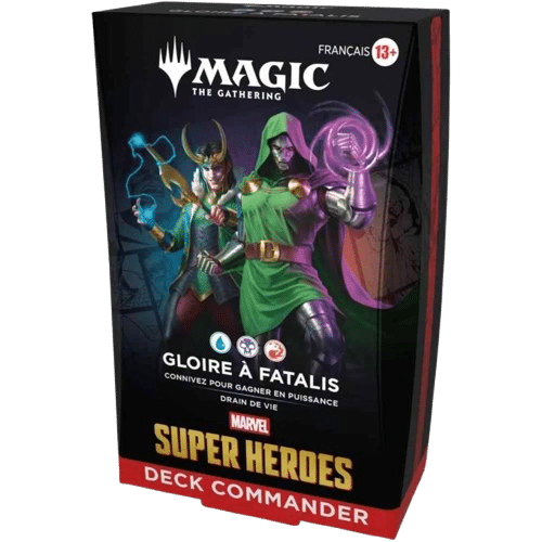 DECK COMMANDER GLOIRE A FATALIS - MARVEL SUPER HEROES - FRANCAIS 2026 MTG
