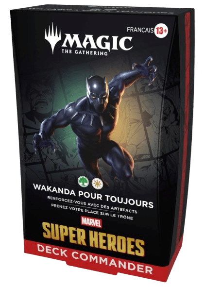 DECK COMMANDER WAKANDA POUR TOUJOURS - MARVEL SUPER HEROES - FRANCAIS 2026 MTG